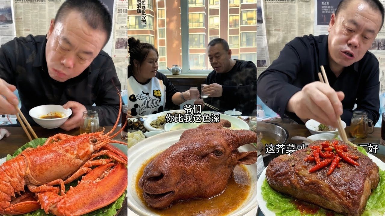 二哥做的饭真好吃，香迷糊了~The food made by my second brother is so delicious that it makes me feel dizzy #food