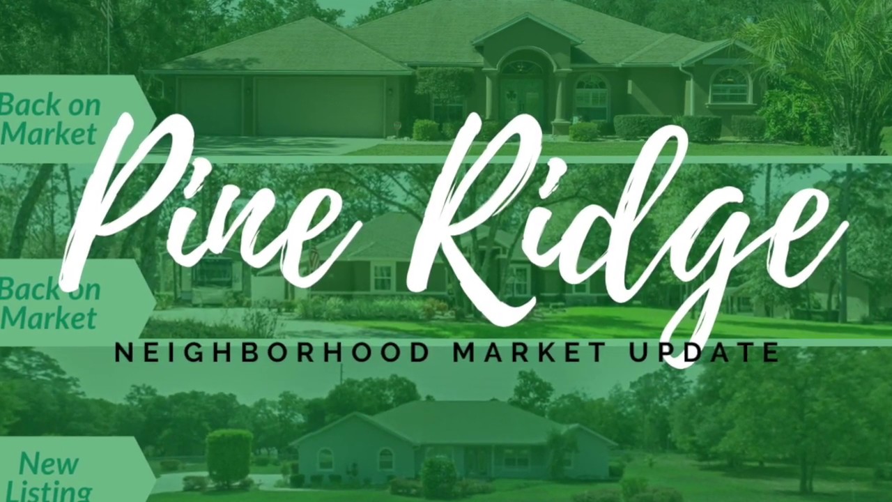 Homes for sale in Pine Ridge Estates market update July 10, 2020 YouTube