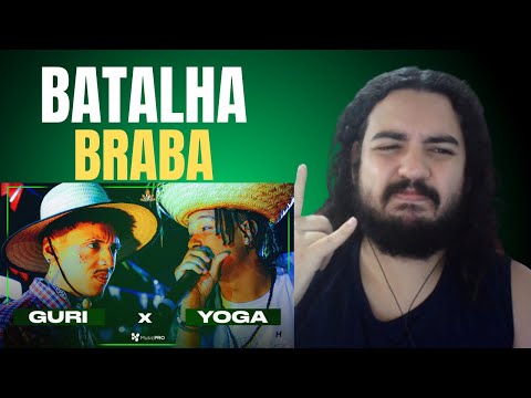 GURI X YOGA | PRIMEIRA FASE | 375ª BATALHA DA ALDEIA l REACT RIMA DAS BRABAS