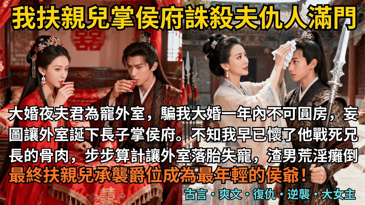 【古言復仇】完結爽文，我與夫君大婚當晚，他未與我圓房。他說皇覺寺的大師為他算過命，成親一年內不得圓房，否則有血光之災。結果是他為了與小青梅的承諾。#完結 #小說 #爽文 #一口氣看完 #推薦 #大女主