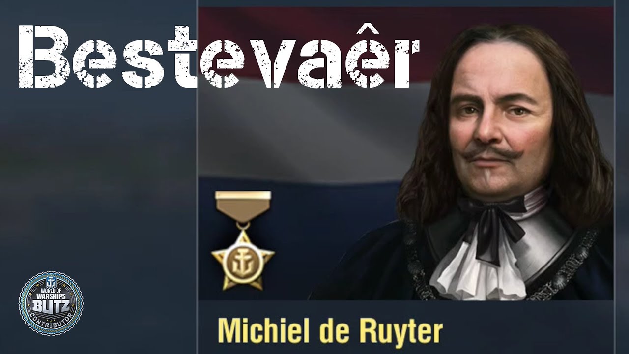 Legendary Commander "Michiel de Ruyter" Review - World of Warships Blitz