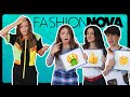 My Crush RATES My Fashion Nova Outfits **REACTION CHALLENGE**| Sophie Fergi Piper Rockelle