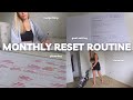 AUGUST MONTHLY RESET | budget, planning + goal setting