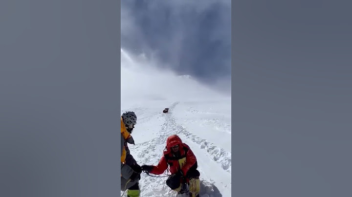 Live accident at Manaslu 2022