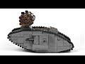Building the Lego Mark IV tank - from the Battle of Cambrai - WW1