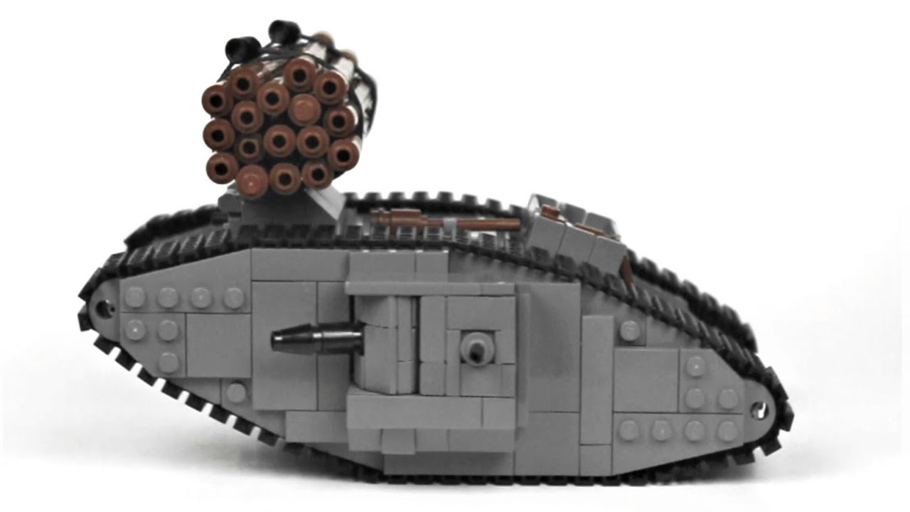 the Lego Mark IV tank - from the Battle of Cambrai - WW1 - YouTube