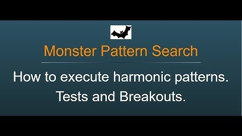 Execution of harmonic patterns.  Tests and Breakouts