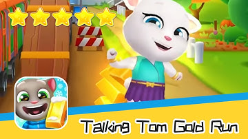 Talking Tom Gold Run DAY #155 Walkthrough The best cat runner game! Recommend index five stars