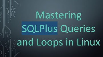 Mastering SQLPlus Queries and Loops in Linux