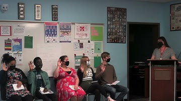 Kokomo High School 2021 Quill and Scroll Induction