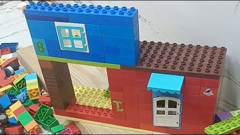 satisfying DIY build lego building blocks build lego 3 story House asmr live