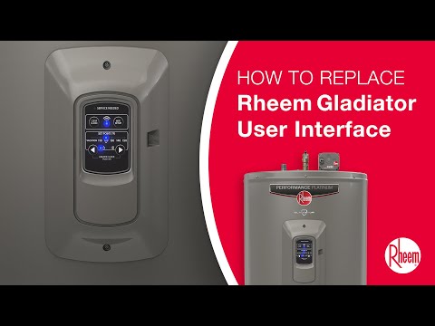 How to Replace a Rheem® Gladiator™ User Interface - YouTube