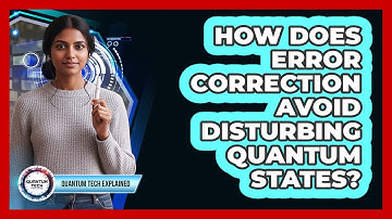 How Does Error Correction Avoid Disturbing Quantum States?