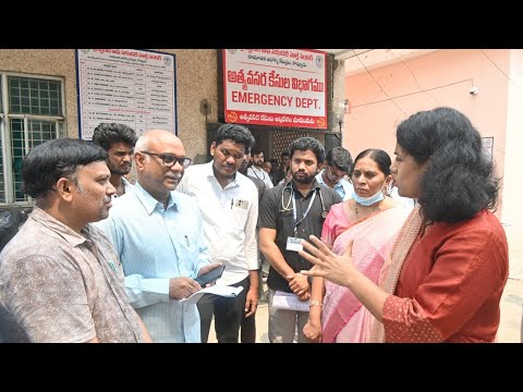 తూగో జిల్లా కొవ్వూరులో కమ్యూనిటీ హెల్త్ సెంటర్ ను ఆకస్మిక తనిఖీ చేసిన జిల్లా కలెక్టర్ కీర్తి చేకూరి.