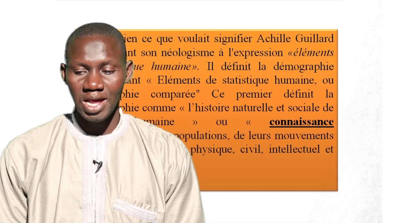 Mouhamadou M Dia Correction travaux dirigés 1 démographie