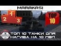 World of Tanks топ 10 танки которые должны быть в ангаре