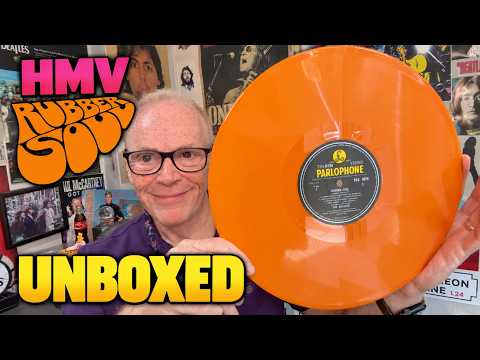The Beatles Rubber Soul Remix on Orange Vinyl- UNBOXED