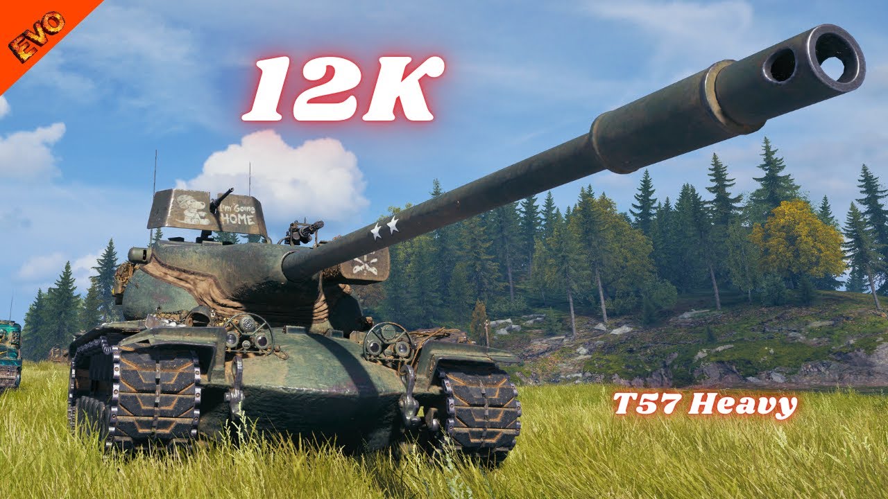 T57 Heavy Tank  12K Damage 6 Kills & T57  11.9K Dmg | World of Tanks | Mir Tankov
