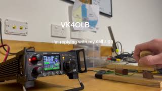 745km Morse code contact! First CW contest reply ever!