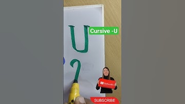 Cursive -U learn Writing #calligraphy #handwriting #subscribe #alphabet #viral #shortsvideo #shorts