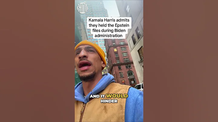 Kamala Harris & Epstein Files: The Election Cover-Up? #shorts