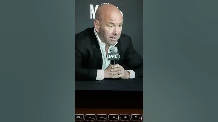 Dana White reaction of Israel adesanya repeatedly saying the N- word. at #ufc290 #ufc#israeladesanya