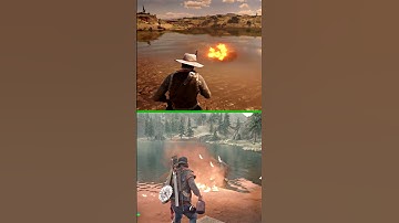 MOLOTOV IN WATER COMPARISON (RDR2 VS DAYS GONE) PART 2