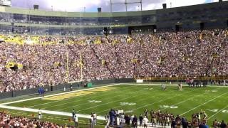 Jets fly over Lambeau During Packers Rams Game October 16th 2011