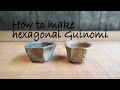 How to make　Polygon Guinomi　/多角ぐい呑みの作り方　鷲羽窯　字幕あり