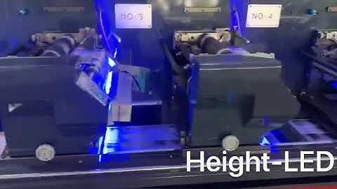 LED UV Curing system for 8 color flexo printing machine