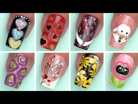 Simple nails art design video Tutorials Compilation Part 139 | Simple nail  art designs, Nail art designs videos, Nail art kit