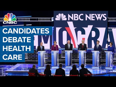 Democratic candidates debate health care and Medicare-for-all