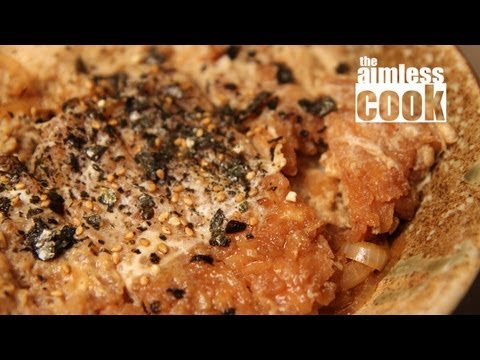 Tonkatsu - Pork Cutlet Rice Bowl