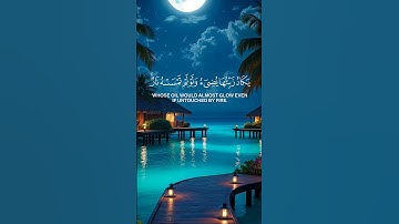 الله نور السموات والأرض @سورة النور @ياسر الدوسري @قران كريم @قرآن @quran @آ HD