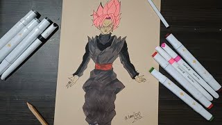 How To Draw Goku Black .