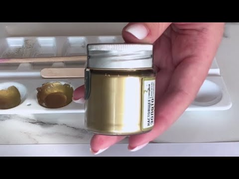 Кандурин настоящее золото, четыре способа нанесения / How to Paint Gold on cake