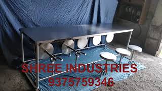 Stainless Steel Canteen Table