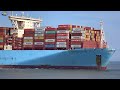 4 MIGHTY Containerships Arrival and Departure - Shipspotting ROTTERDAM May 2021