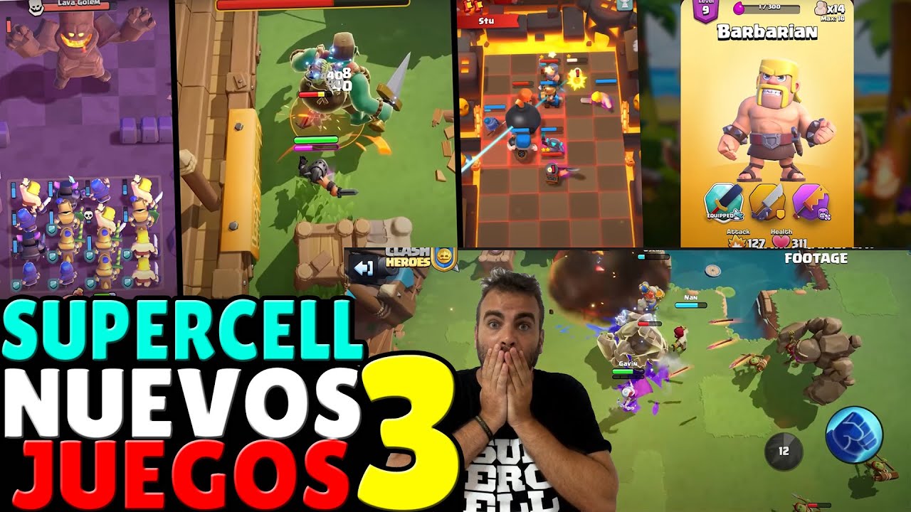SUPERCELL LANZA 3 NUEVOS JUEGOS y 1 de ELLOS es MUNDO ABIERTO!! - YouTube