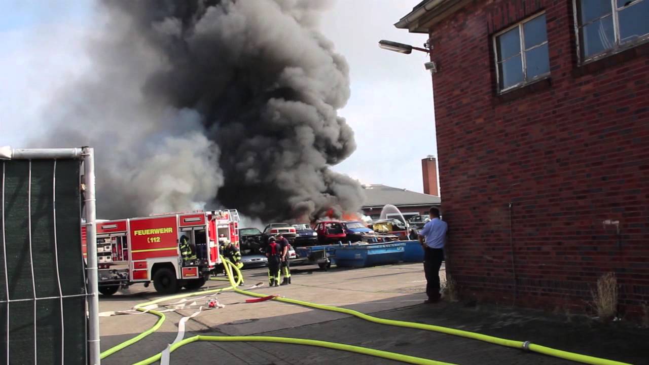Radio Westfalica - Werkstattbrand in Dankersen - YouTube