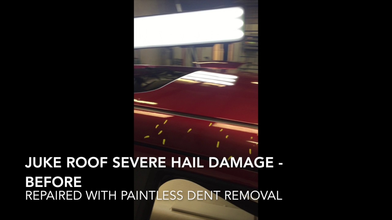 Juke roof Paintless Dent Removal YouTube