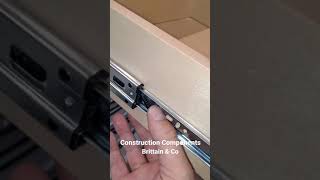 How to reset/fix soft close drawer slides. Construction Components - Brittain & Co screenshot 1
