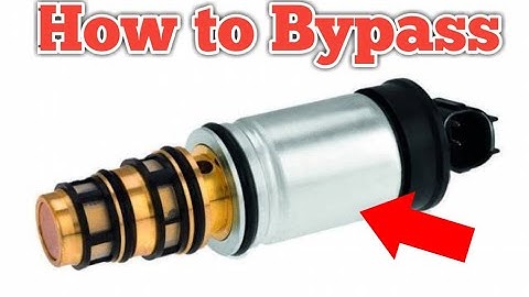 How TO Bypass Ac COMPRESSOR SOLENOID CONTROL VALVE