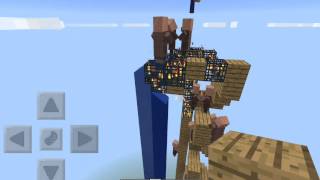 MINECRAFT pe villager suicide machine