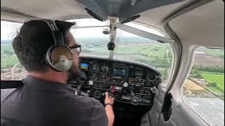 PPL Lessons - Solo Circuits on 06 Grass Runway at Sherburn in Elmet - Sherburn Aero Club - PA28