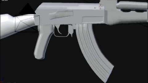 Blender AK47 Model