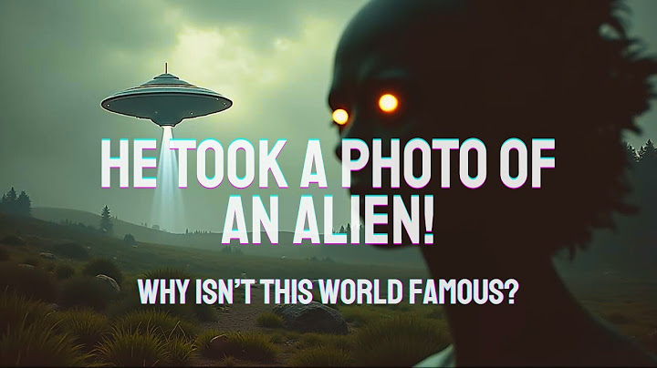 This Alien Photo Was Taken in 1987... and No One Can Explain It👽🛸