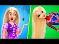 11 DIY Barbie and Disney Doll Superheroes Hacks and Crafts