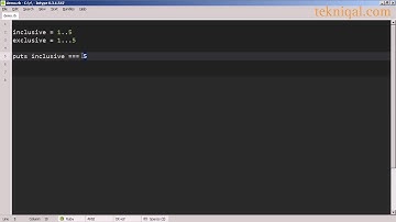 Ranges in Ruby - tekniqal.com