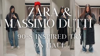 Zara & Mimo Dutti Try On Haul 90-S Inspired Autumn-Winter Collection